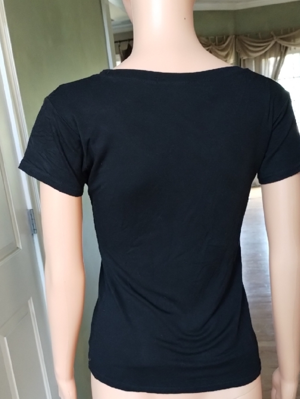 Christian Dior Black Tee with Signature Label - Picture 8 of 16